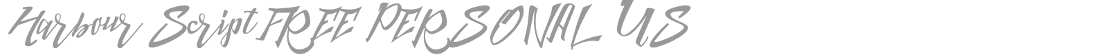 Harbour Script font preview